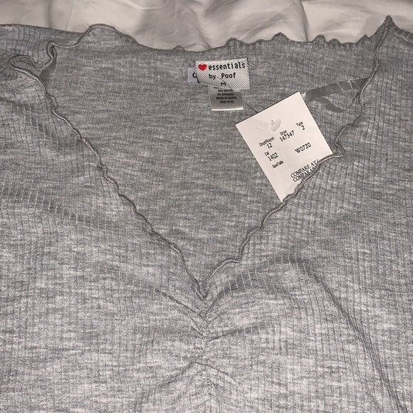 V Neck Ruffle Tee - Picture 3 of 4